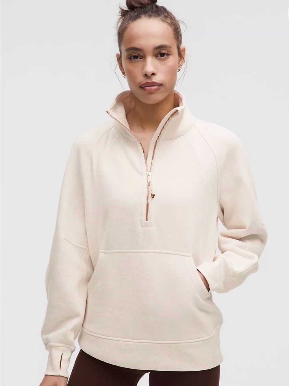 Lululemon oversized funnel neck half-zip size XL/XXL.  BNWT $128
